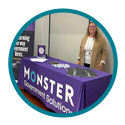 Photo of Monster table at the CHCO event