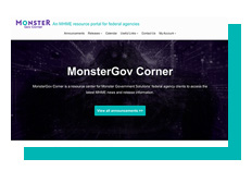 MonsterGov Corner homepage